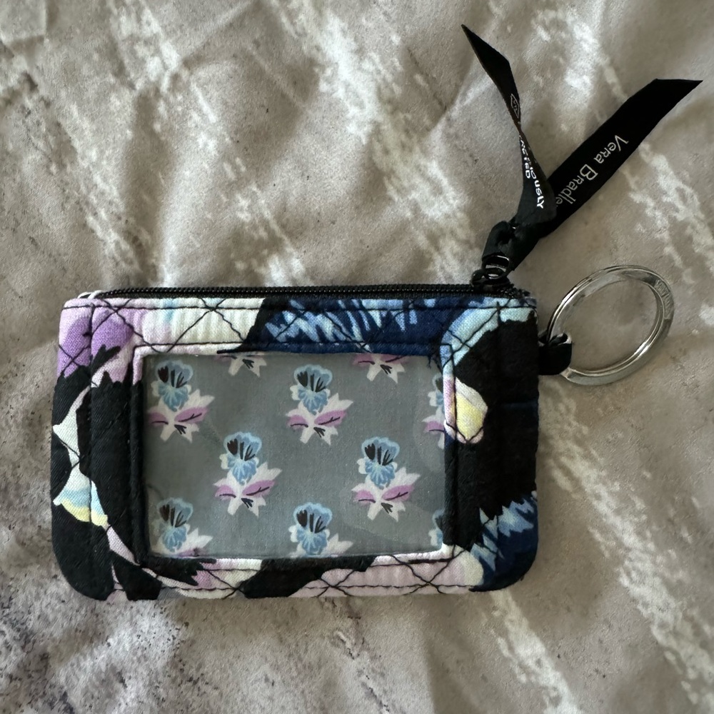 Vera Bradley key chain card holder